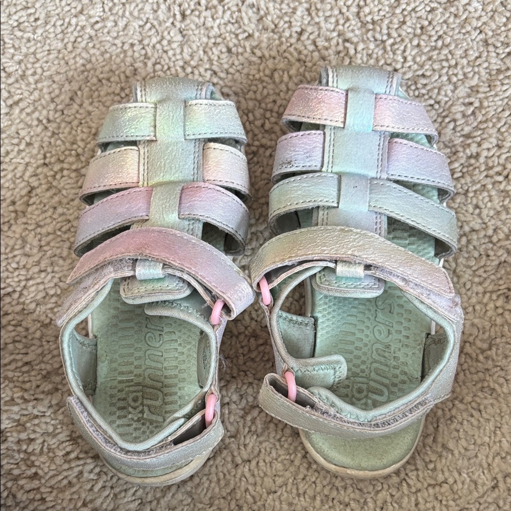 See Kai Run Iridescent Kids Sandals
